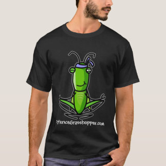 La patience, T-shirt d'obscurité de sauterelle