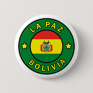La Paz Bolivia 2 Inch Round Button