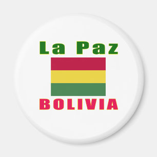 La Paz Bolivia capital designs Magnet