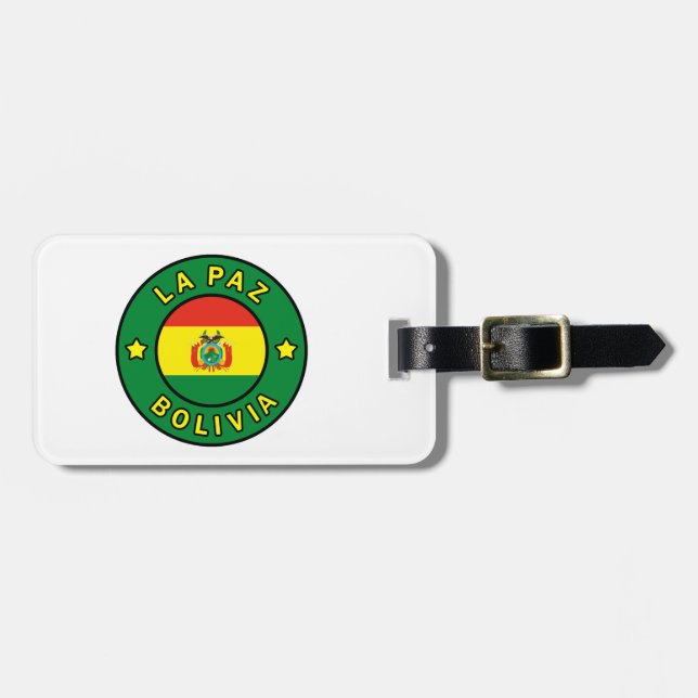 La Paz Bolivia Luggage Tag (Front Horizontal)