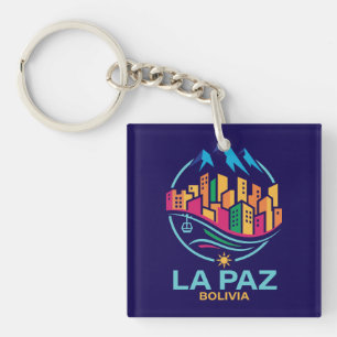 La Paz Bolivia South America Keychain