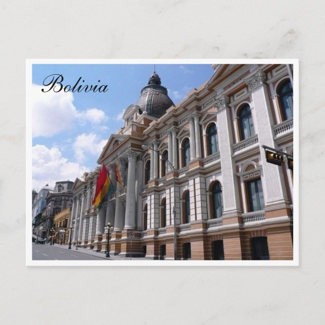la paz border postcard (Front)