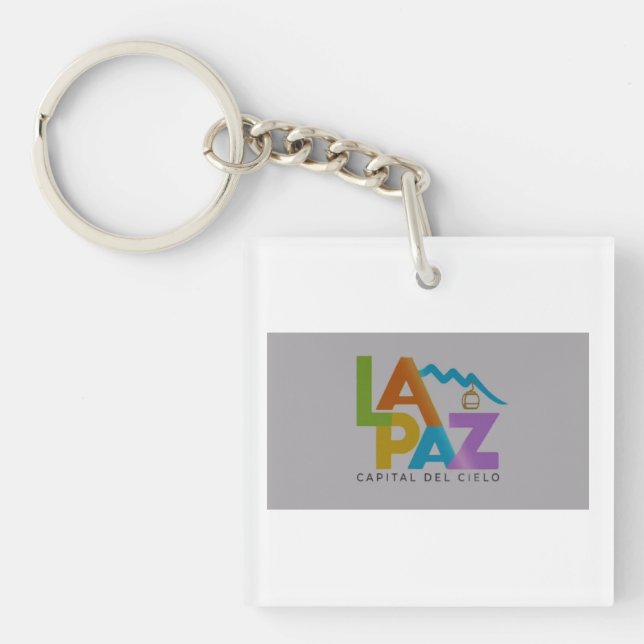 La Paz capital del cielo Keychain (Front)