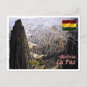 La Paz - Luna Valley - Bolivia - Postcard