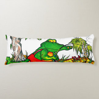 La pêche au crocodile | Coussin corporel 51 cm x 1