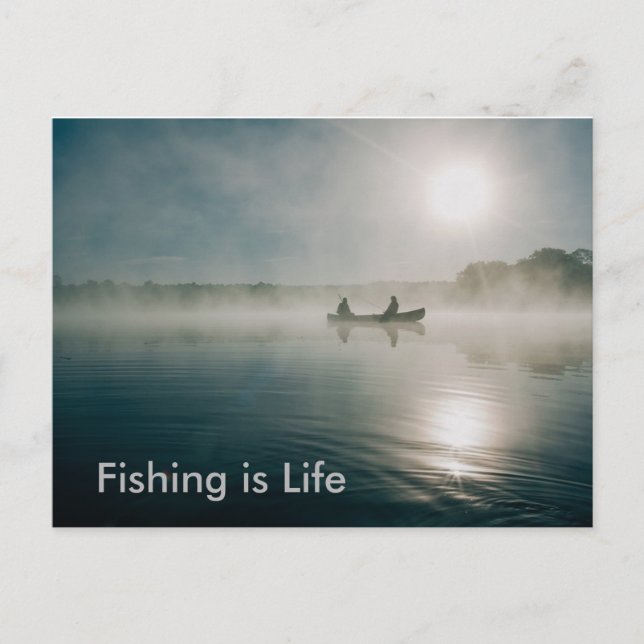 La pêche est la carte postale (Devant)
