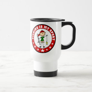 La pêche est ma tasse de voyage de sport