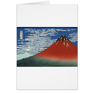 La peinture japonaise du volcan Fuji