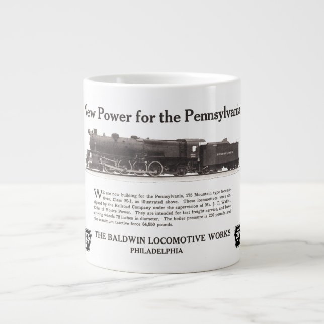 La Pennsylvanie 1926, Le Jumbo Mug (Devant)