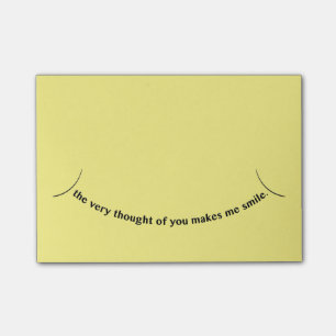 La pensée de vous post-it