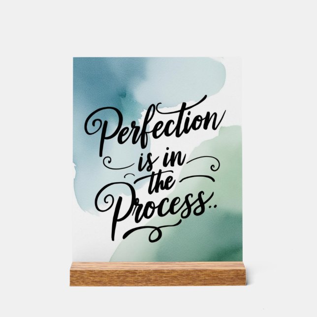 La perfection est dans le processus (Recto)
