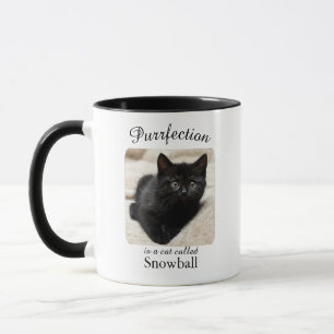 La perfection est une tasse personnalisée pour cha