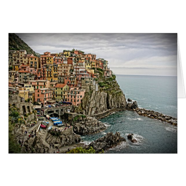 La périphérie de l'Italie - Manarola - Cinque Terr (Devant horizontal)