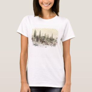 La Perouse at Port Francesci (colour engraving) T-Shirt