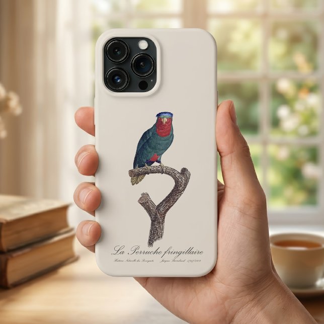 La Perruche fringillaire  Case-Mate iPhone Case (Blue-Crowned Lorikeet, Vini Australis. iPhone Case)