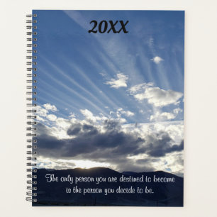 La personne que vous décidez d'être nuages ray