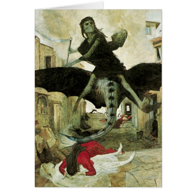 La peste d'Arnold Bocklin, symbolisme Vintage (Devant)