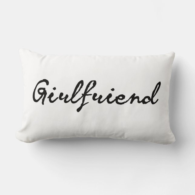 la petite amie coussin (Recto)