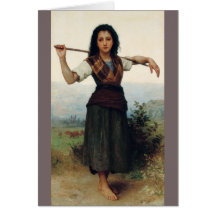 La petite bergère par Bouguereau