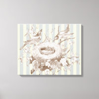 La Petite Famille on blue and cream background