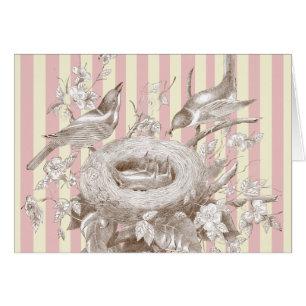 La Petite Famille on pink and cream background