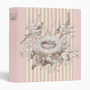 La Petite Famille on pink and cream background Binder