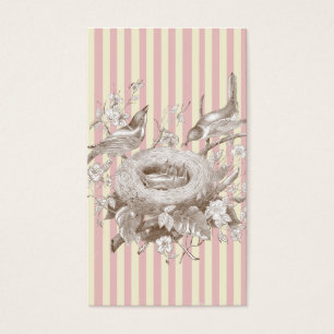 La Petite Famille on pink and cream Swing tag