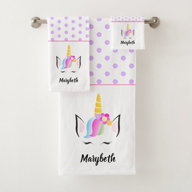 La petite fille branchée Cute Magical Unicorn avec (En situation)