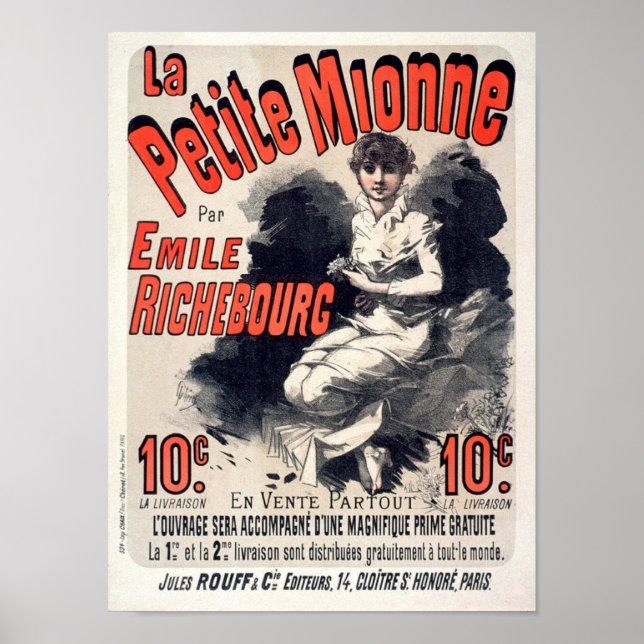 La Petite Mionne Vintage French Advertising Poster (Front)