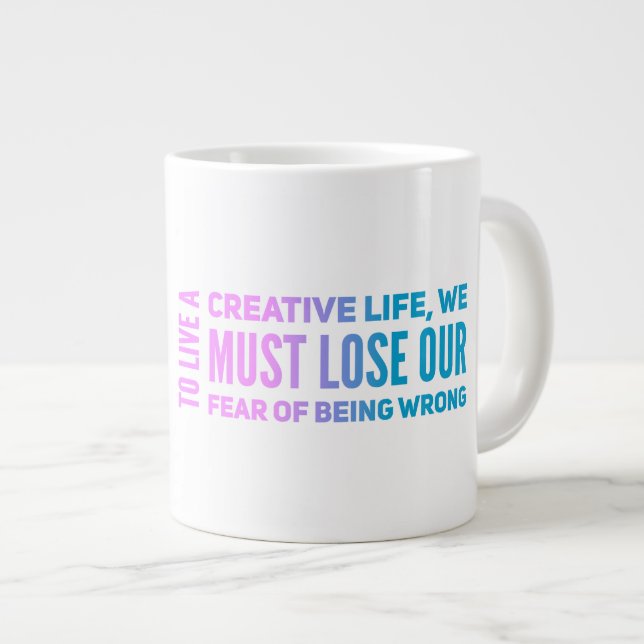 La peur. - Jumbo Mug (Devant droit)