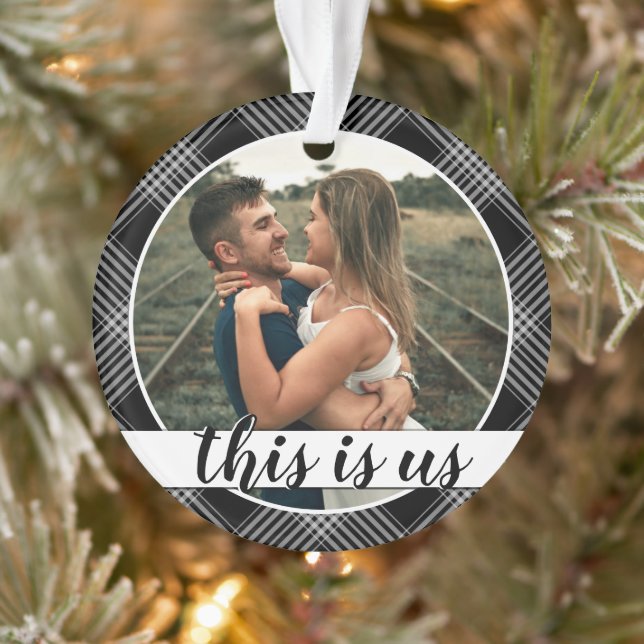 La photo de notre premier couple de Noël Black Pla (Arbre)