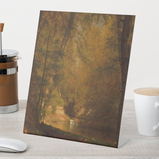 La piscine à truites (1870) Oeuvre d'art - Panneau (In SItu)