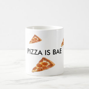 La pizza est tasse de Bae de pizza de pepperoni