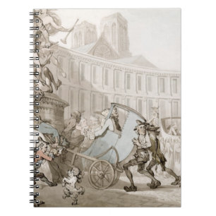 La Place des Victoires, Paris, c.1789 (pen and ink Notebook