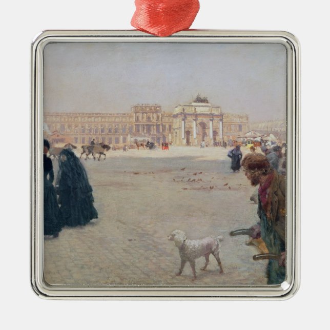 La Place du Carrousel, Paris Metal Ornament (Front)