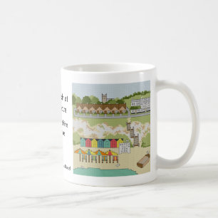 La plage à la tasse de crique de loutre