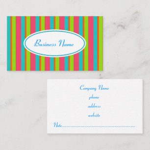 La plage barre le carte de visite