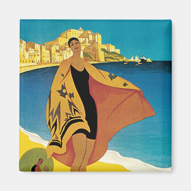 La Plage de Calvi, Corse Magnet (Front)