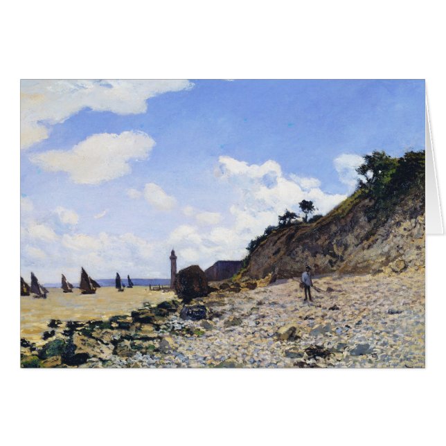 La plage de Honfleur, 1865 Claude Monet (Devant Horizontal)