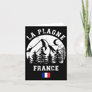La Plagne France Alps Ski Resort Alpine Skiing Fre Card