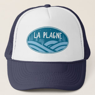 La Plagne France Outdoors Trucker Hat