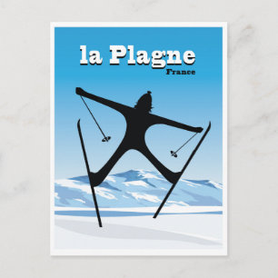 La Plagne, France, Postcard