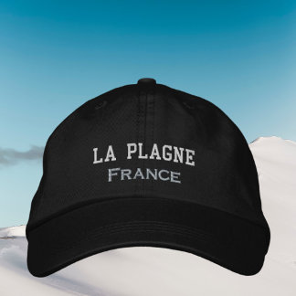 La Plagne France ski winter vacation outfit Embroidered Hat