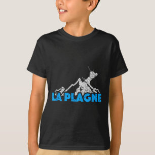 La Plagne Skiing Snowboarding France Resort Distre T-Shirt