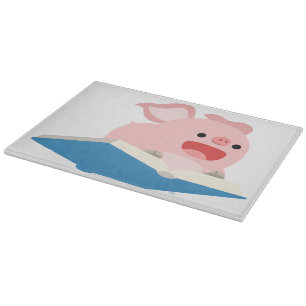 La planche à découper du porc du livre volant et d