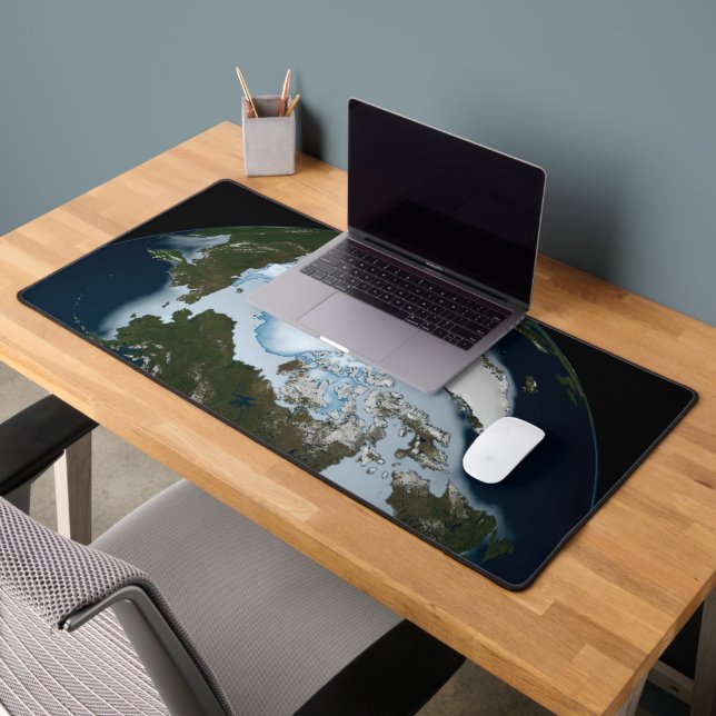 La Planète Terre Montre La Couverture De Glace De  (Bureau 2)