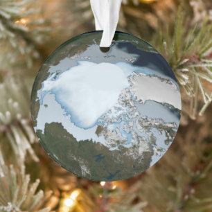 La Planète Terre Montre La Couverture De Glace De 
