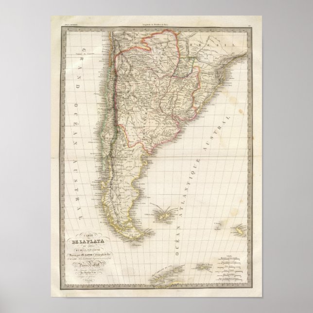 La Plata, Chili, Patagonie - Chile Poster (Front)