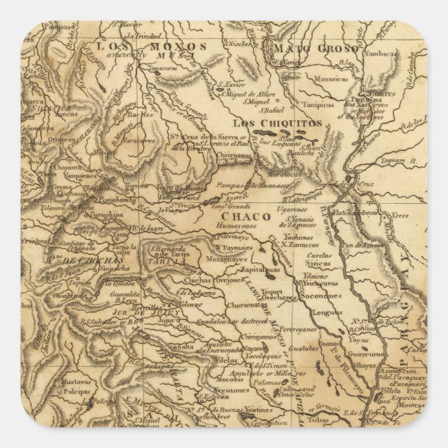 La Plata Square Sticker (Front)