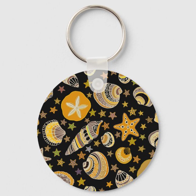 La Playa - Sea Shells Keychain (Front)